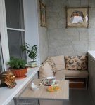 Design options for the design of a small balcony and its finishing, layout ideas