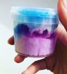 A simple recipe for making mountain slime at home