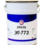 Description and technical characteristics of enamel EP-773, rules of application