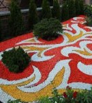 Do-it-yourself painting technology for crushed stone for interior decoration