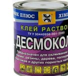 Instructions for using Desmokol glue, its composition and what can be diluted