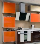 Rules for combining shades of orange in the interior of the kitchen and choosing the best color for the design