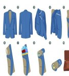 Basic methods for correctly folding a jacket so as not to wrinkle it