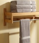 How to fold and store towels in the bathroom, organize it yourself