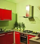 Rules for combining pistachio color in the interior of the kitchen and design ideas