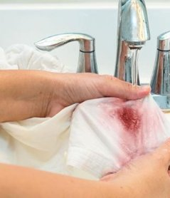 How to wash and remove blood from clothes and furniture at home, how to wash