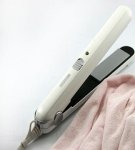 Methods, such as a hair straightener with a ceramic coating, to remove carbon deposits