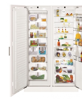 Side-by-side refrigerator