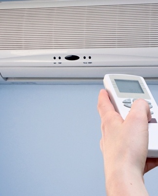 work with an air conditioner