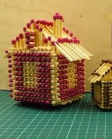 Step-by-step instructions on how to make a house of matches with your own hands