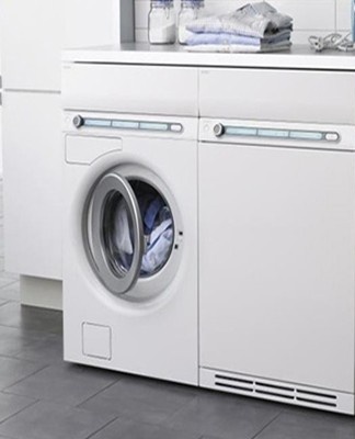 washing machine on laminate