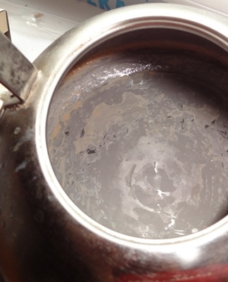 limescale in the kettle