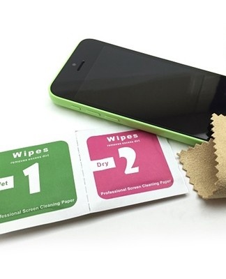 glue the protective glass