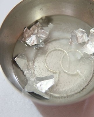 clean silver with salt