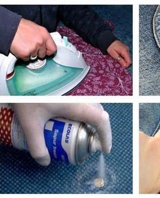 different ways to remove gum from clothes