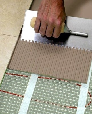 tile bonding process