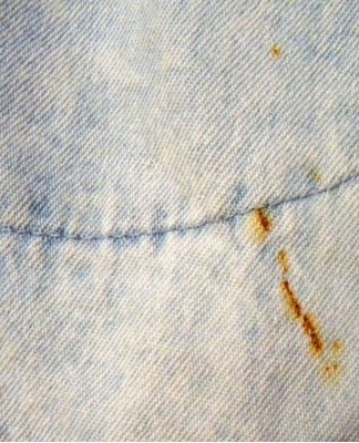 rust on clothes