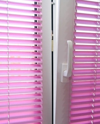 blinds on the window