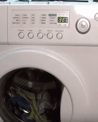 Error code 3E on the Samsung washing machine