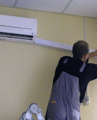 air conditioner installation process
