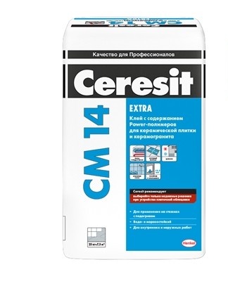 Adhesive for ceramic tiles and porcelain stoneware Ceresit CM 14