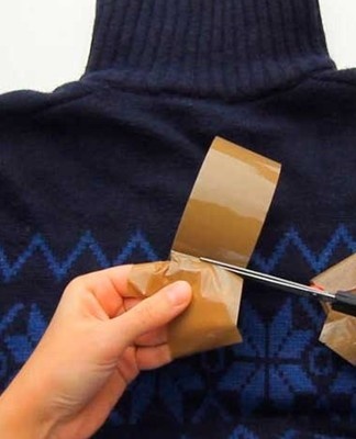 removal by a reel with tape