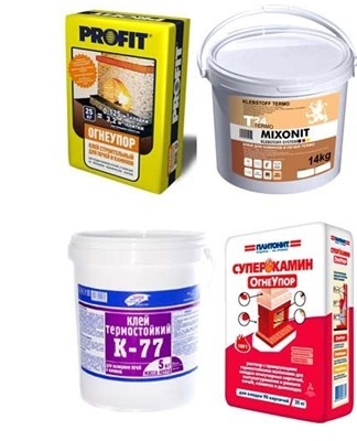 varieties of fireplace glue