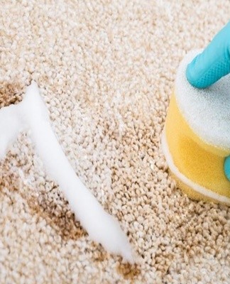 Viscose rugs should not be washed as the material is very absorbent.