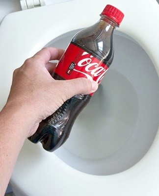 Coca-Cola carbonated drink will help you get rid of limescale and urinary stones on your own.