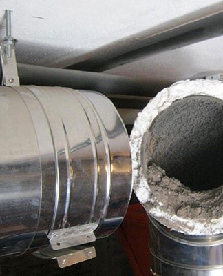 Naphthalene is used for cleaning in the amount of a tablet, which is placed on the burning raw materials.