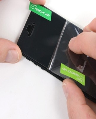 protective film sticker process