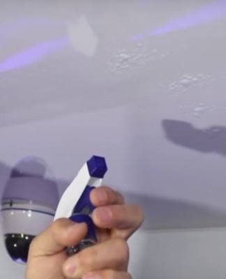 stretch ceiling washing
