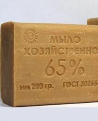 Kitchen towels turn snow white after being steamed in laundry soap solution