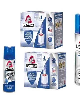 As you know, the Raptor successfully defeats not only spiders, but also other insects.