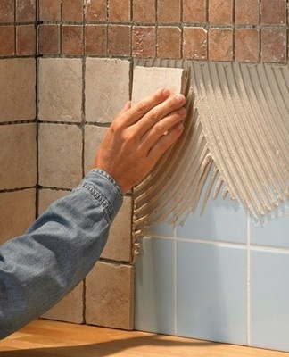 tile bonding process