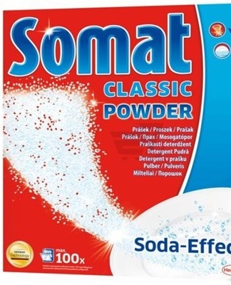  The composition includes phosphates, dyes and perfumes.