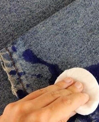 If you combine alcohol with acetone, you get a good stain remover.