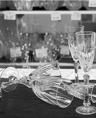 crystal glasses