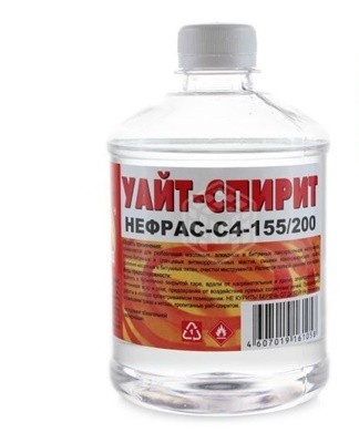 For metal, solvents such as acetone, white spirit are used.