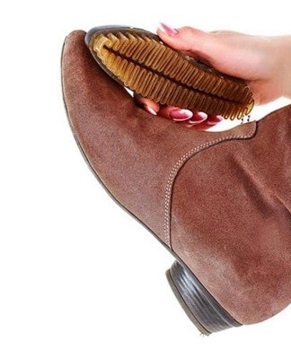 After the procedure, the shoes will be renewed and clean.