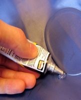 How and what is the best way to properly glue an air mattress at home