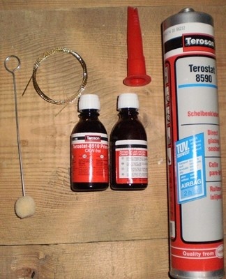 materials for bonding car glass