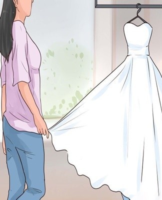 How to wash a wedding dress at home, rules and best tools