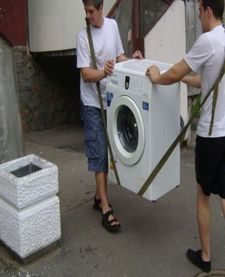 Before shipping, the drum must be securely fixed so that it is not accidentally damaged.