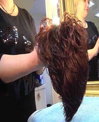 During washing (only by hand), it is better not to touch it with your hands - just prepare water and detergents.