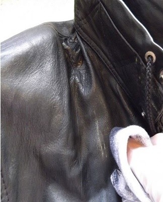 The product is wiped completely or in dirty places.