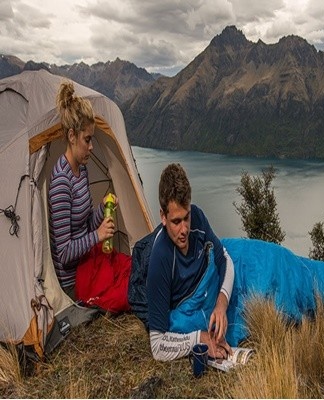 It is worth buying a down sleeping bag for people who spend the night in extreme conditions, in freezing temperatures.