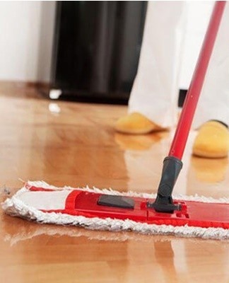 Modern mops are usually made of plastic or metal.