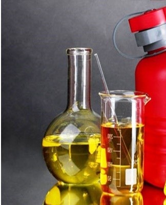 Soaking the sponge in gasoline and treating the contamination will remove it without a trace.