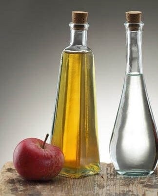 vinegar against stains